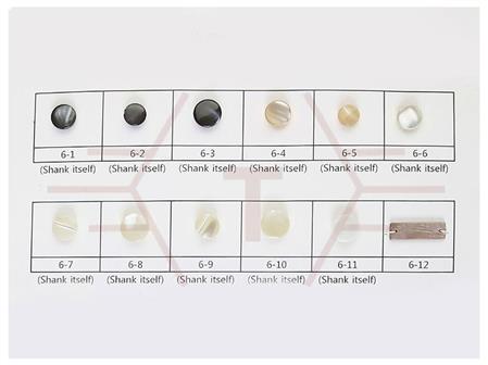 Smoke Pearlescent Button